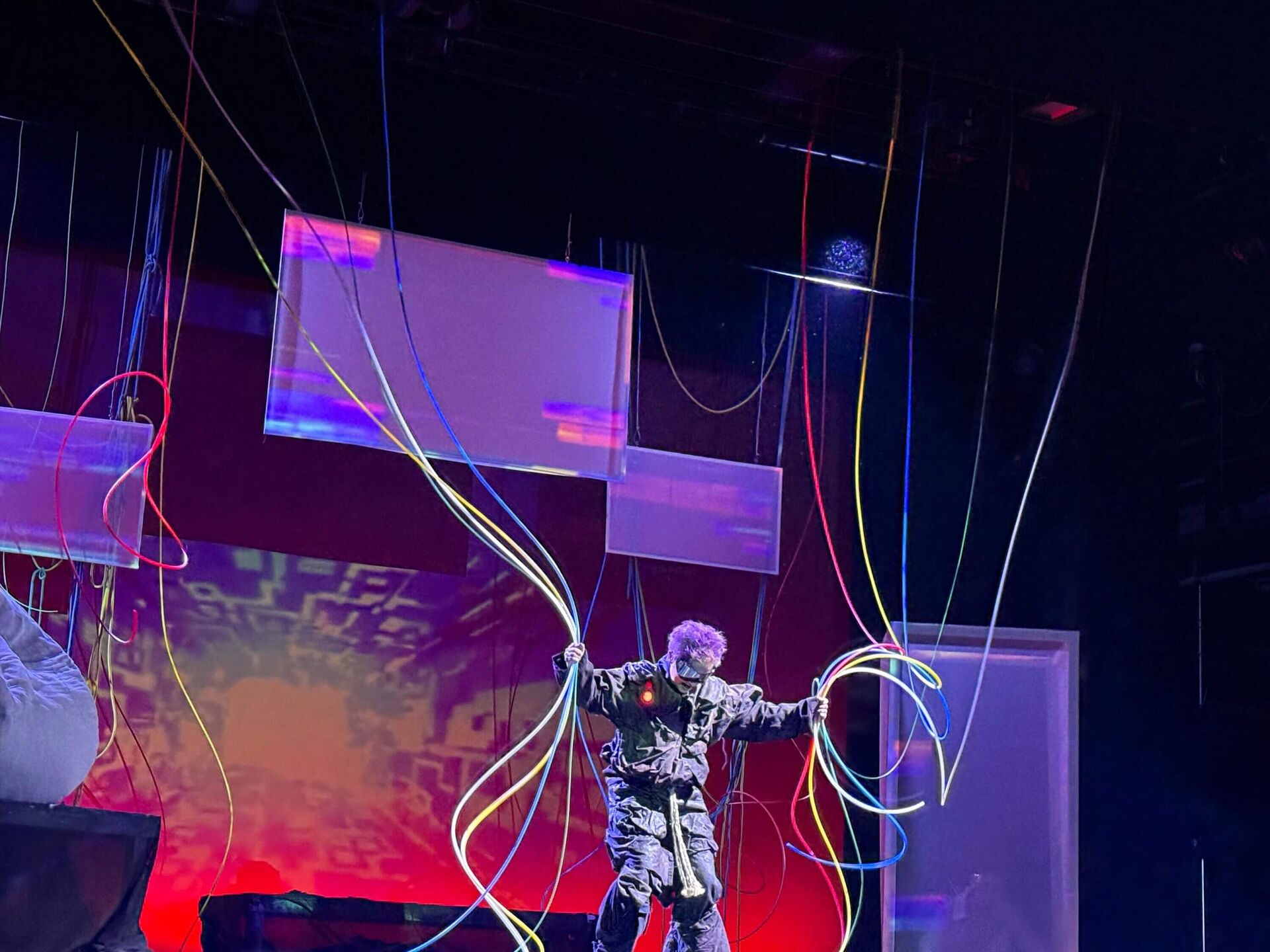 Maskenbild für die Opernwerkstatt „RHEINGOLD“